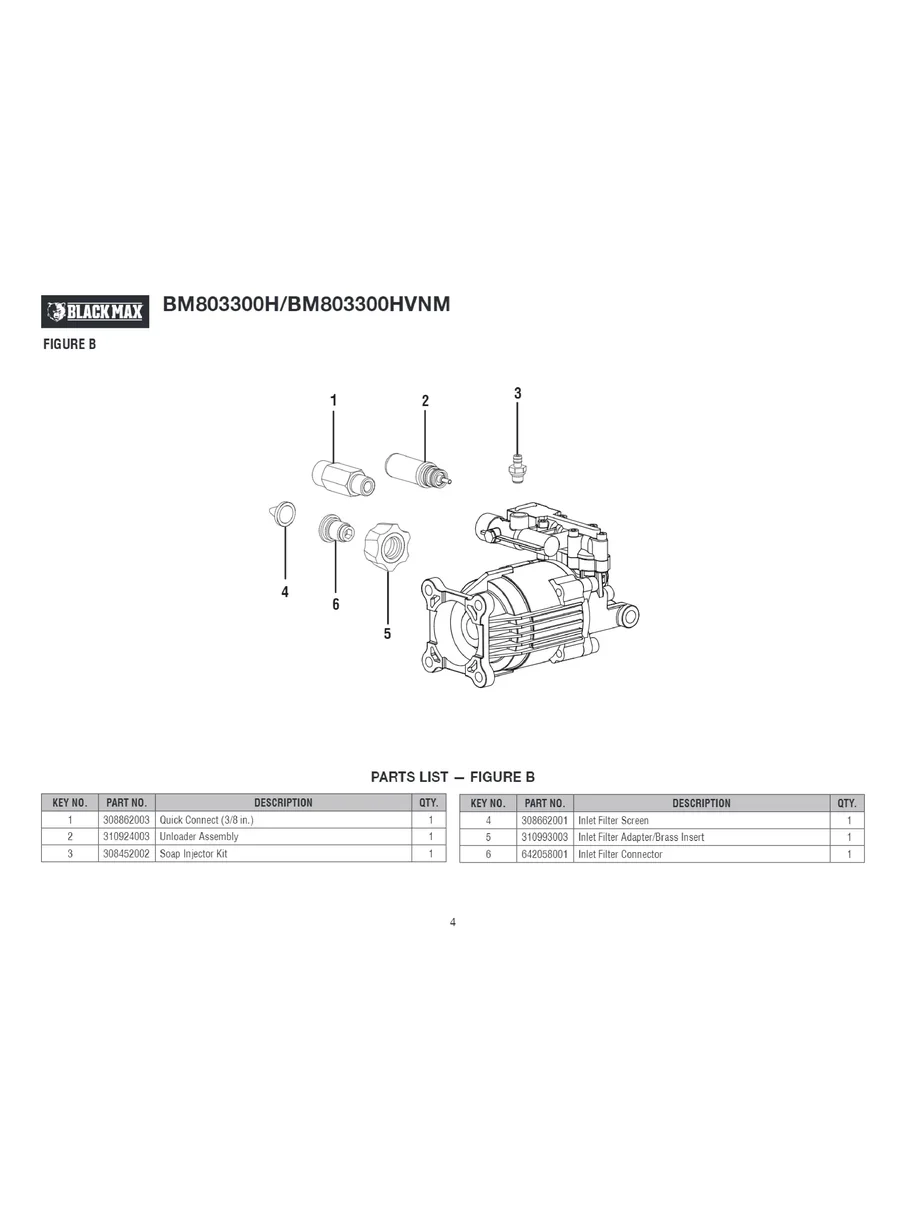 BLACK MAX, BM803300H, IPL.4